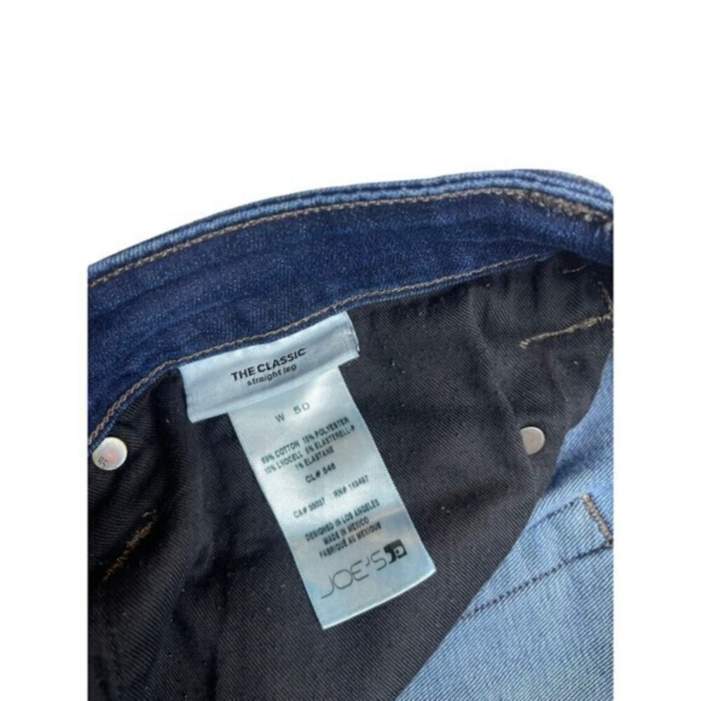 Joes Jeans Mens 50x30  Blue Denim The‎ Classic Straight Leg Jeans - Picture 2 of 9